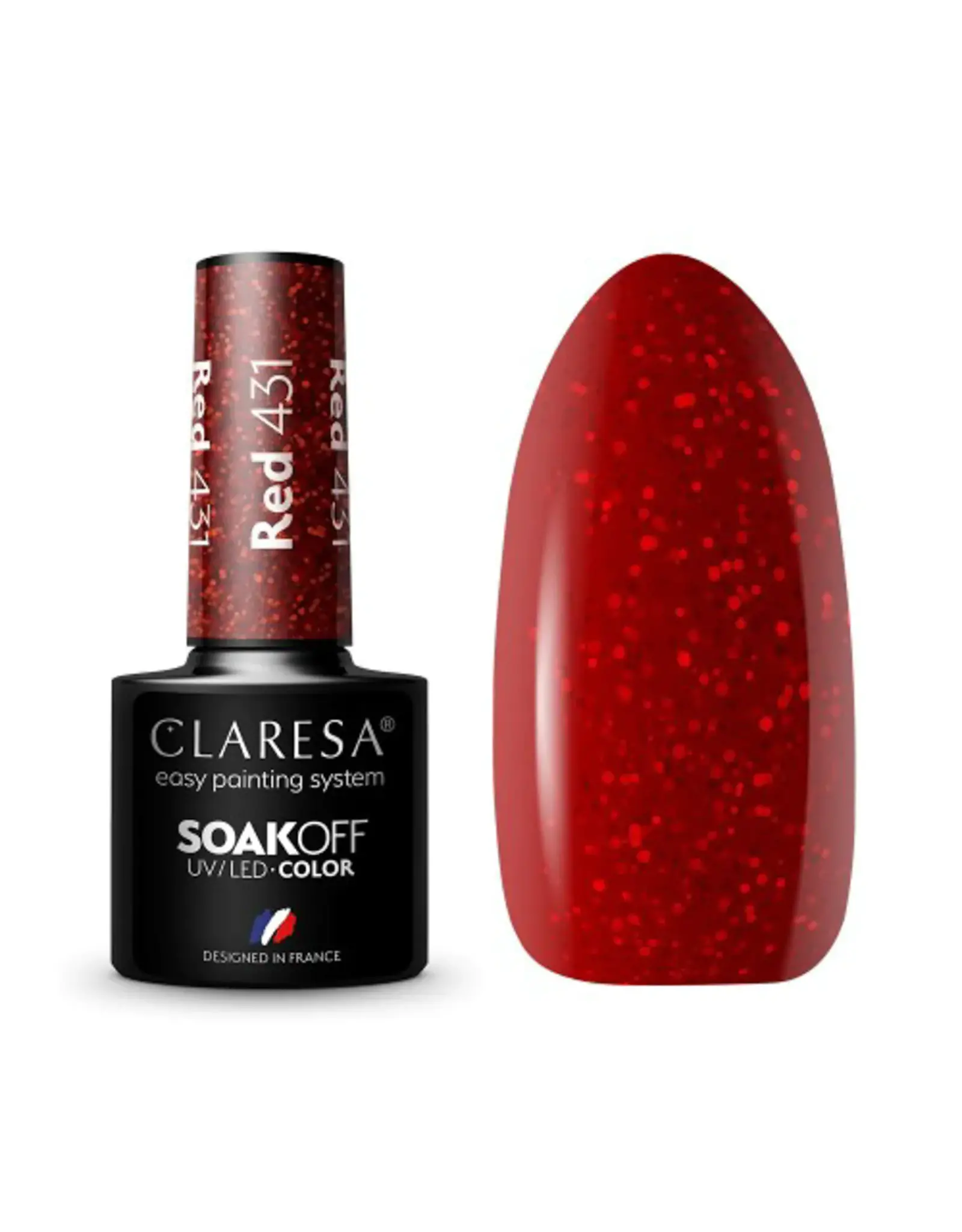 Claresa Gel polish 8ml. Red 431