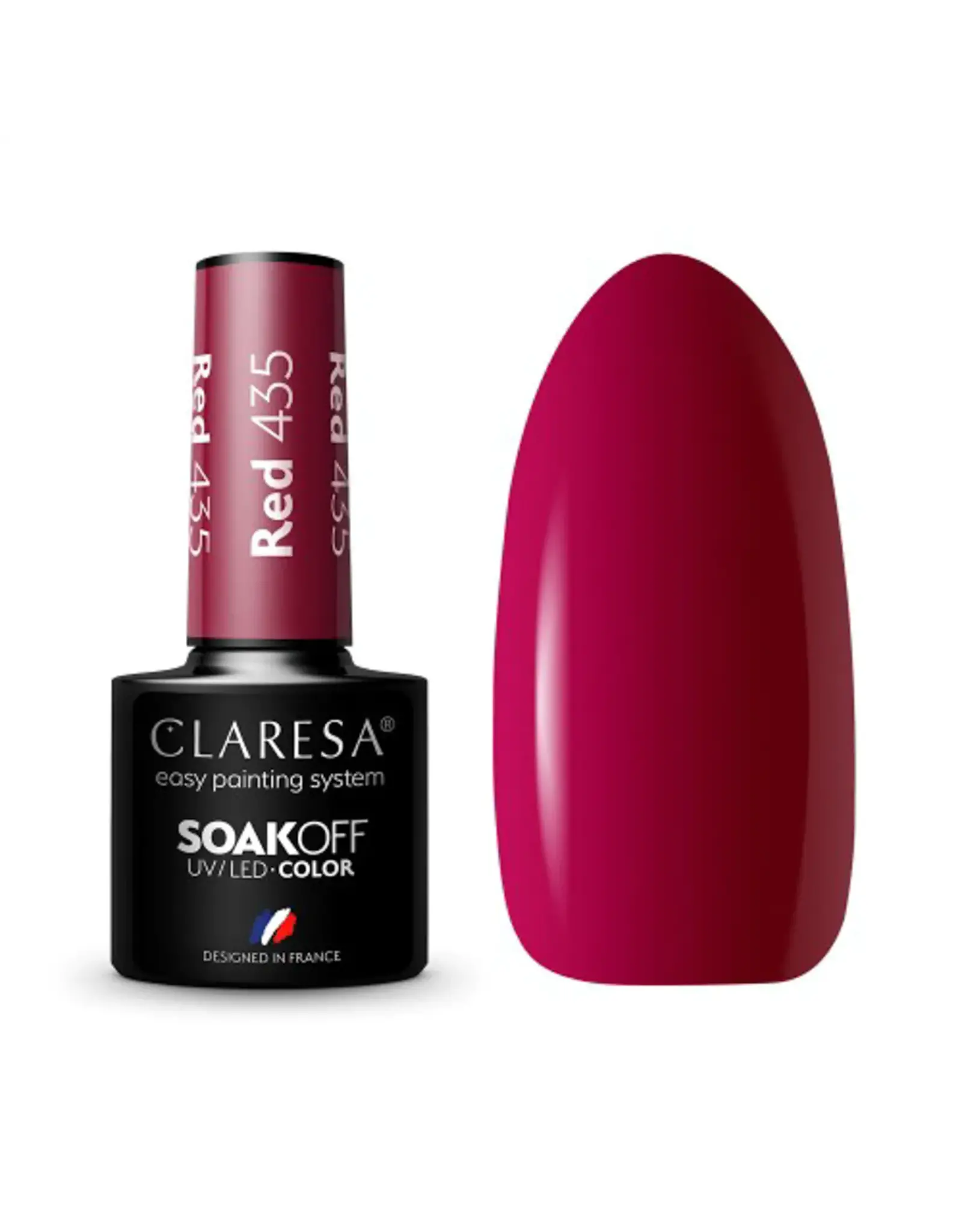 Claresa Gel polish 8ml. Red 435