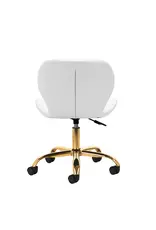 Mega Beauty Shop® Werkstoel Wit-goud