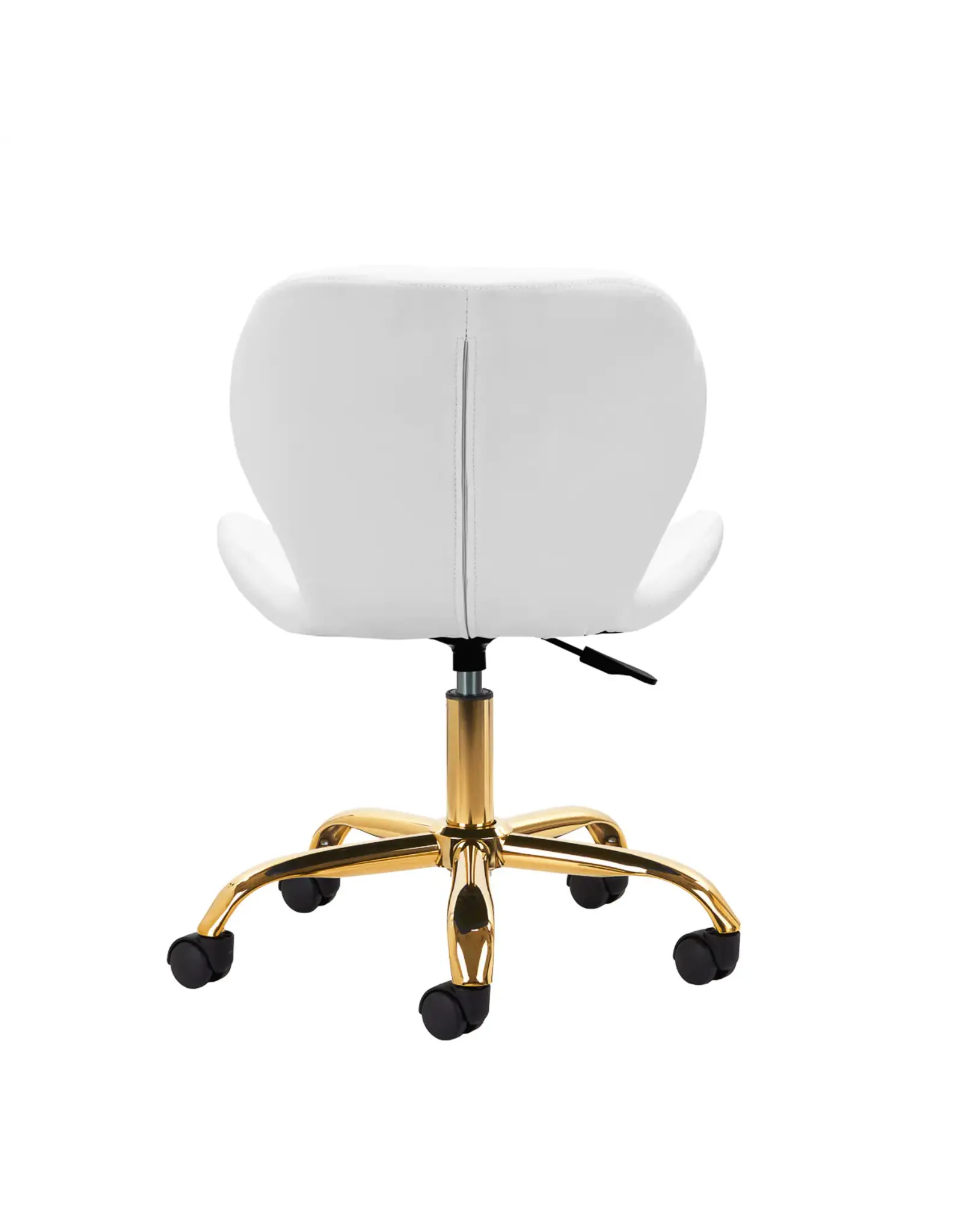 Mega Beauty Shop® Werkstoel Wit-goud