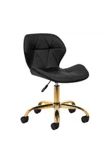 Mega Beauty Shop® Werkstoel Zwart-goud