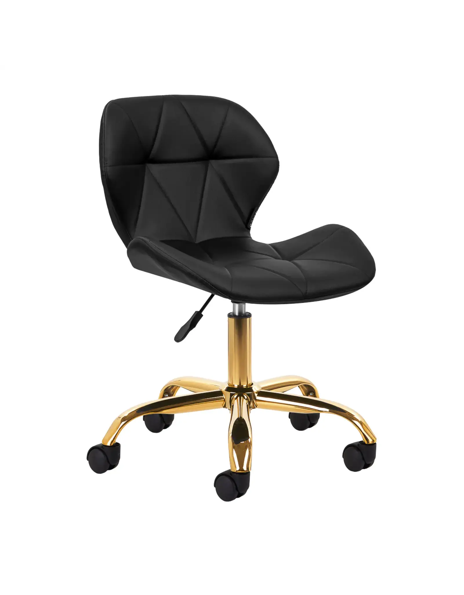 Mega Beauty Shop® Werkstoel Zwart-goud