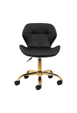 Mega Beauty Shop® Werkstoel Zwart-goud