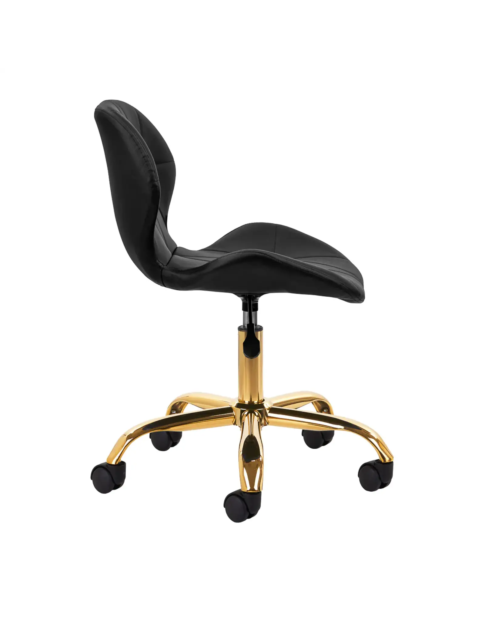 Mega Beauty Shop® Werkstoel Zwart-goud