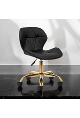 Mega Beauty Shop® Werkstoel Zwart-goud