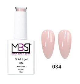 Mega Beauty Shop® Biab gel/Build It gel HEMA-Free  15ml. (034)