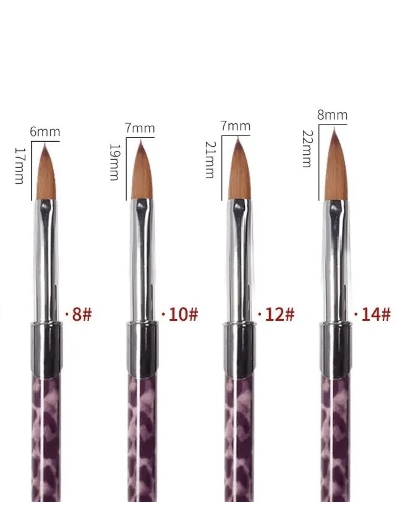 Mega Beauty Shop® Kolinsky acryl penseel #10