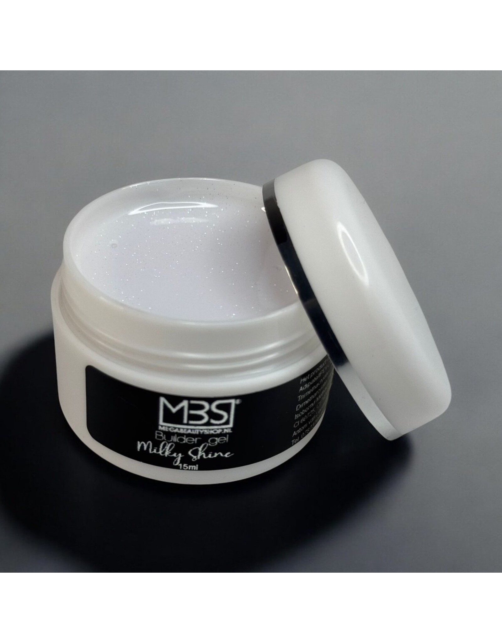 Mega Beauty Shop® Builder gel milky shine 15ml. TPO free