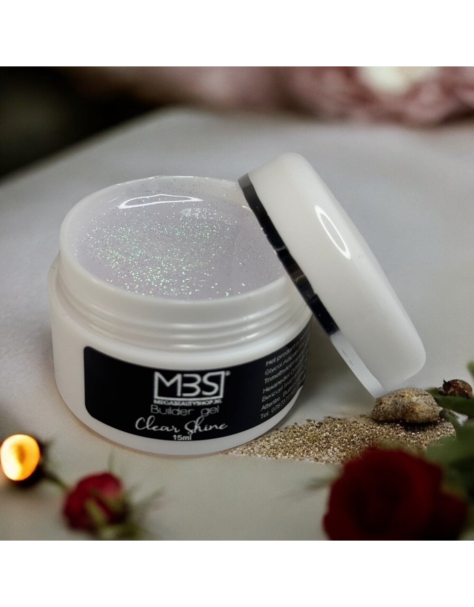 Mega Beauty Shop® Builder gel clear shine 15ml. TPO free