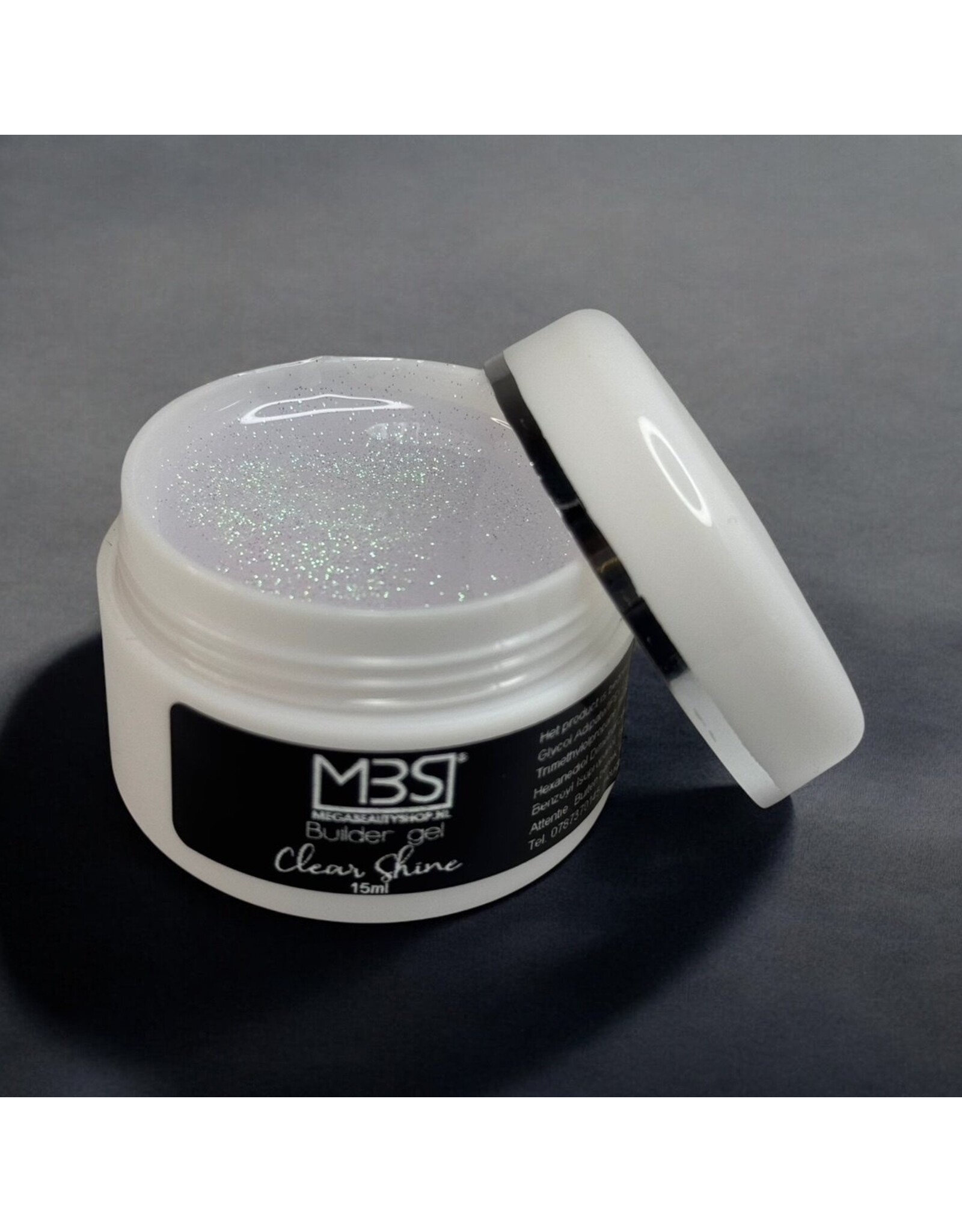 Mega Beauty Shop® Builder gel clear shine 15ml. TPO free