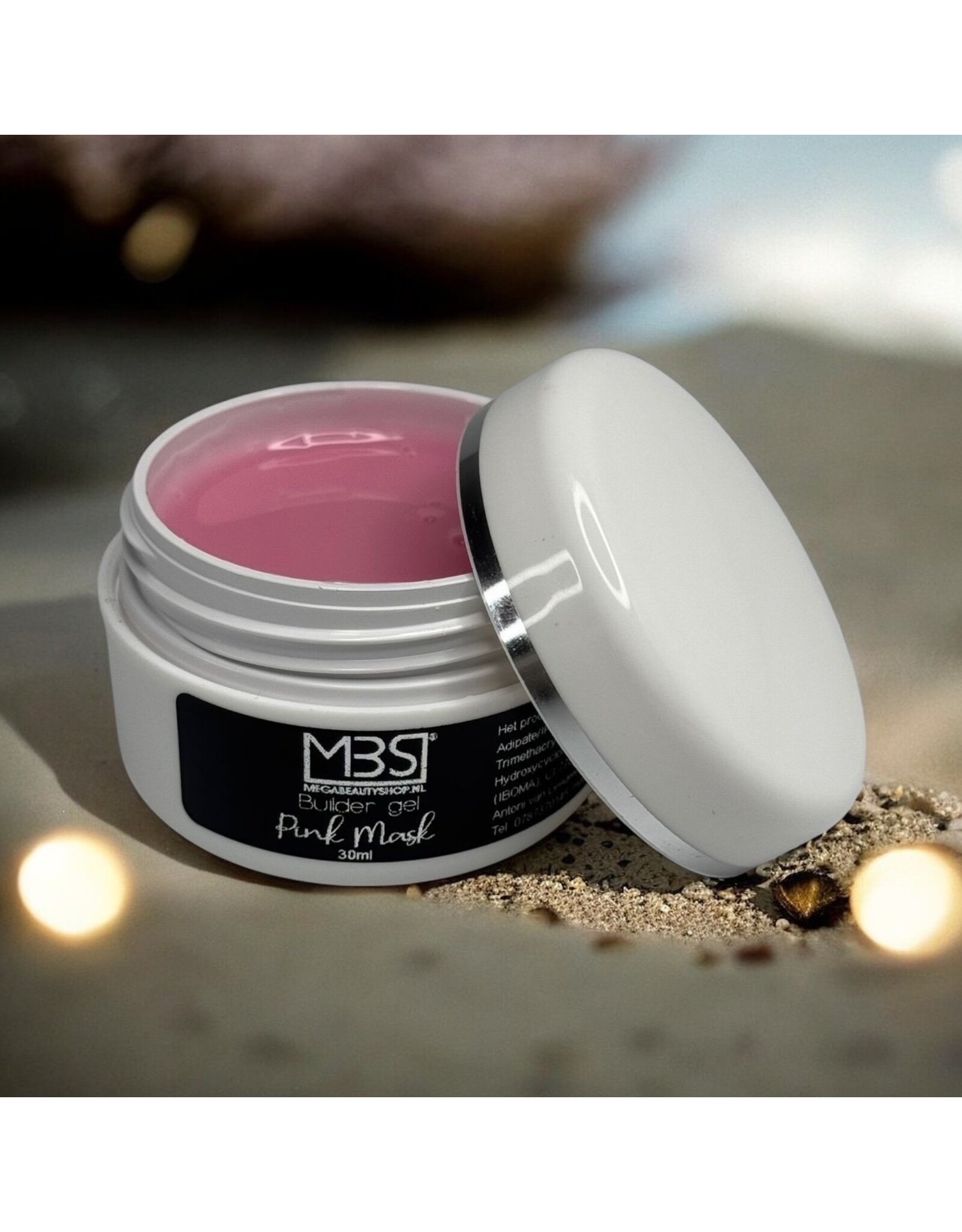 Mega Beauty Shop® Builder gel pink mask 15ml. TPO free