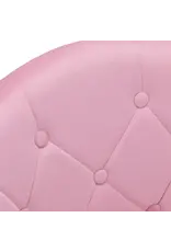 Mega Beauty Shop® Draaistoel LUX roze fluweel Mega Beauty Shop® Draaistoel LUX roze fluweel