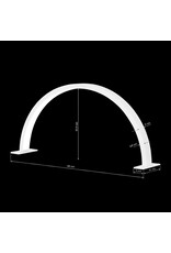 Mega Beauty Shop® Half Moon Light LED Moonlight  wit (breed) Mega Beauty Shop® Half Moon Light LED Moonlight  wit (breed)