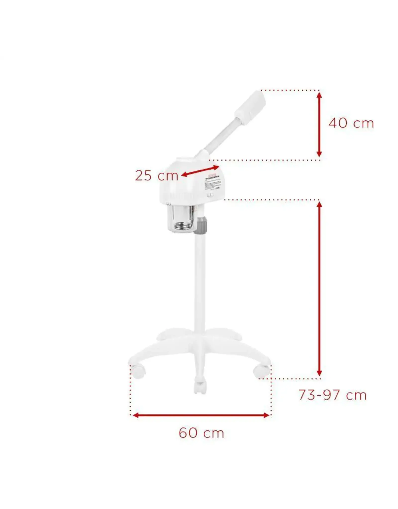 Mega Beauty Shop® Vapozone wit  D-008