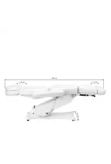 Mega Beauty Shop® Elektrische behandelstoel Wit  (3 motoren)