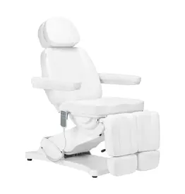 Mega Beauty Shop® Elektrische behandelstoel Wit  (3 motoren)