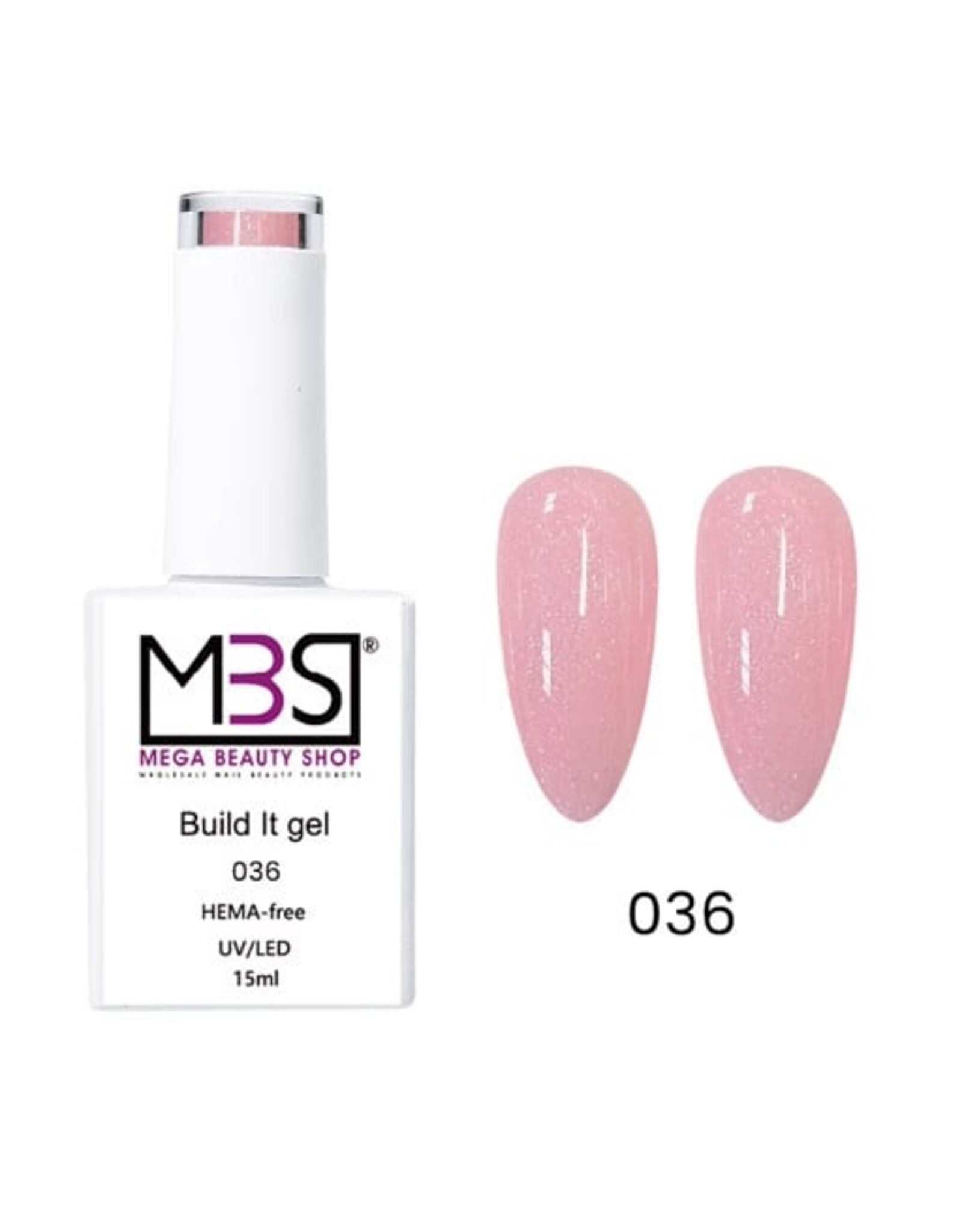 Mega Beauty Shop® Biab gel/Build It gel HEMA & TPO free (036)