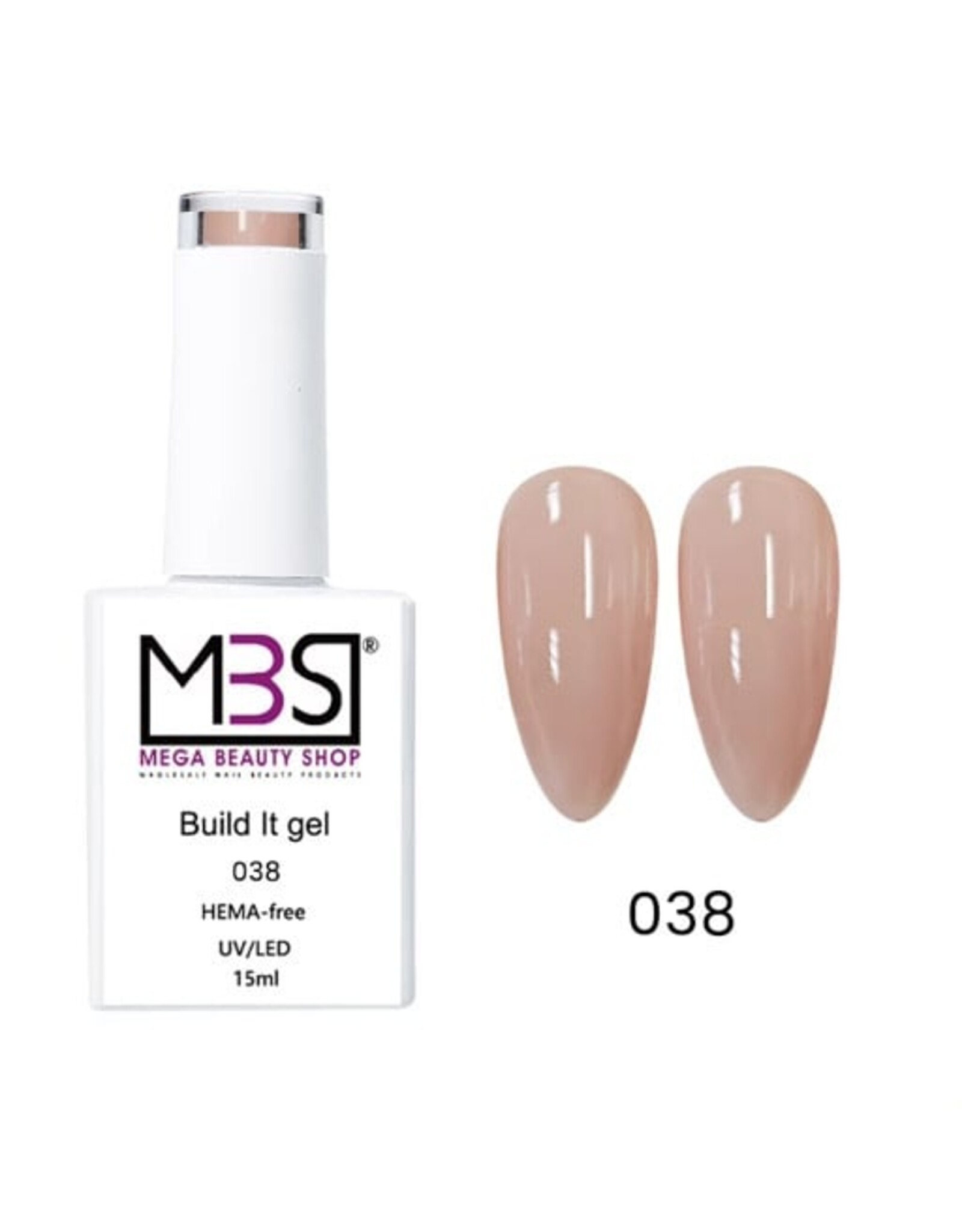 Mega Beauty Shop® Biab gel/Build It gel HEMA & TPO free (038)