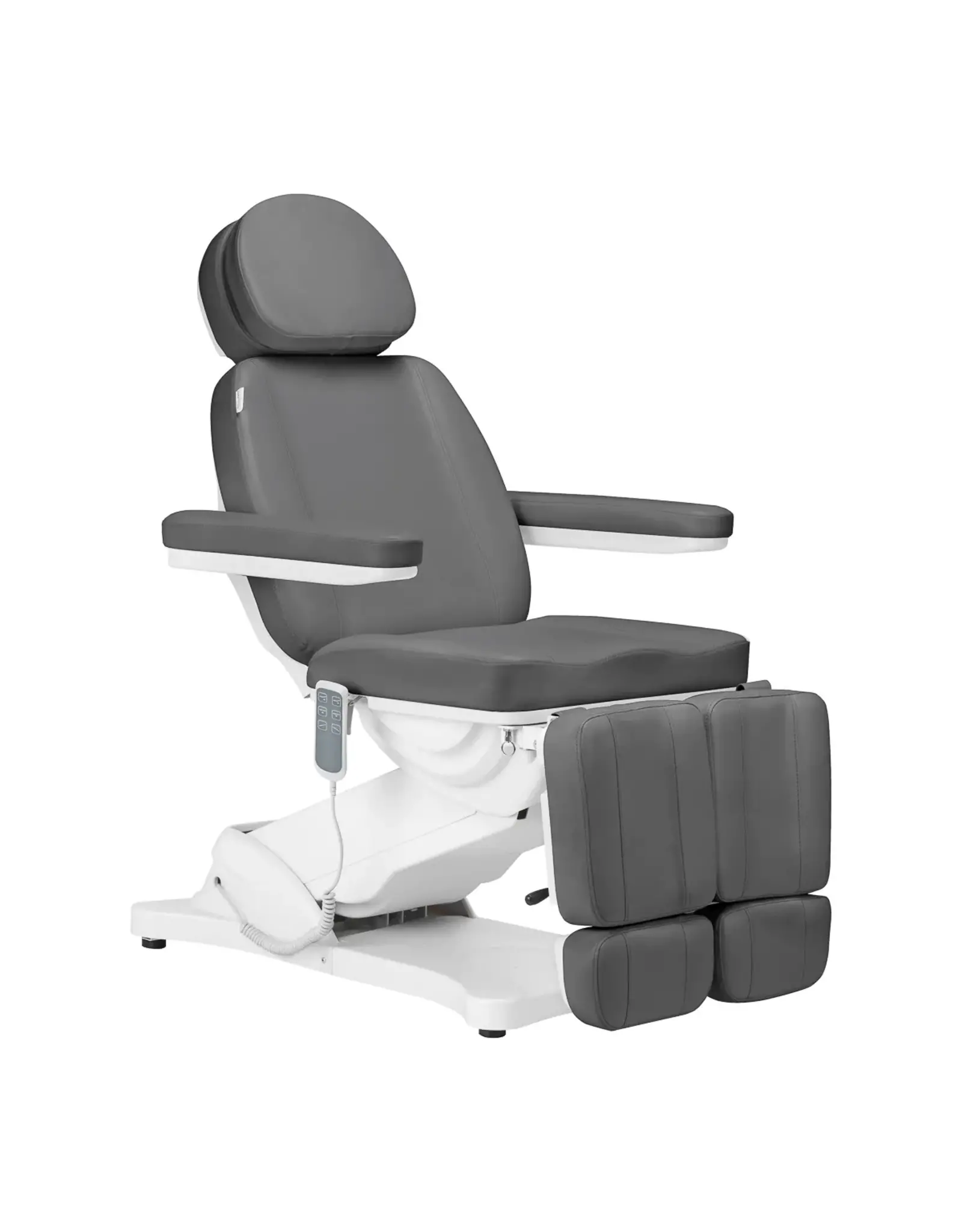 Mega Beauty Shop® Elektrische behandelstoel Grijs  (3 motoren)