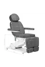 Mega Beauty Shop® Elektrische behandelstoel Grijs  (3 motoren)