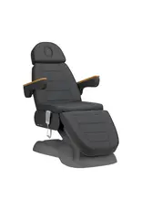 Mega Beauty Shop® Behandelstoel Elektrisch Lux  (3 motoren)  Donker Grijs/Grijs