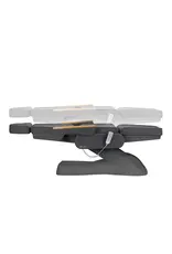 Mega Beauty Shop® Behandelstoel Elektrisch Lux  (3 motoren)  Donker Grijs/Grijs
