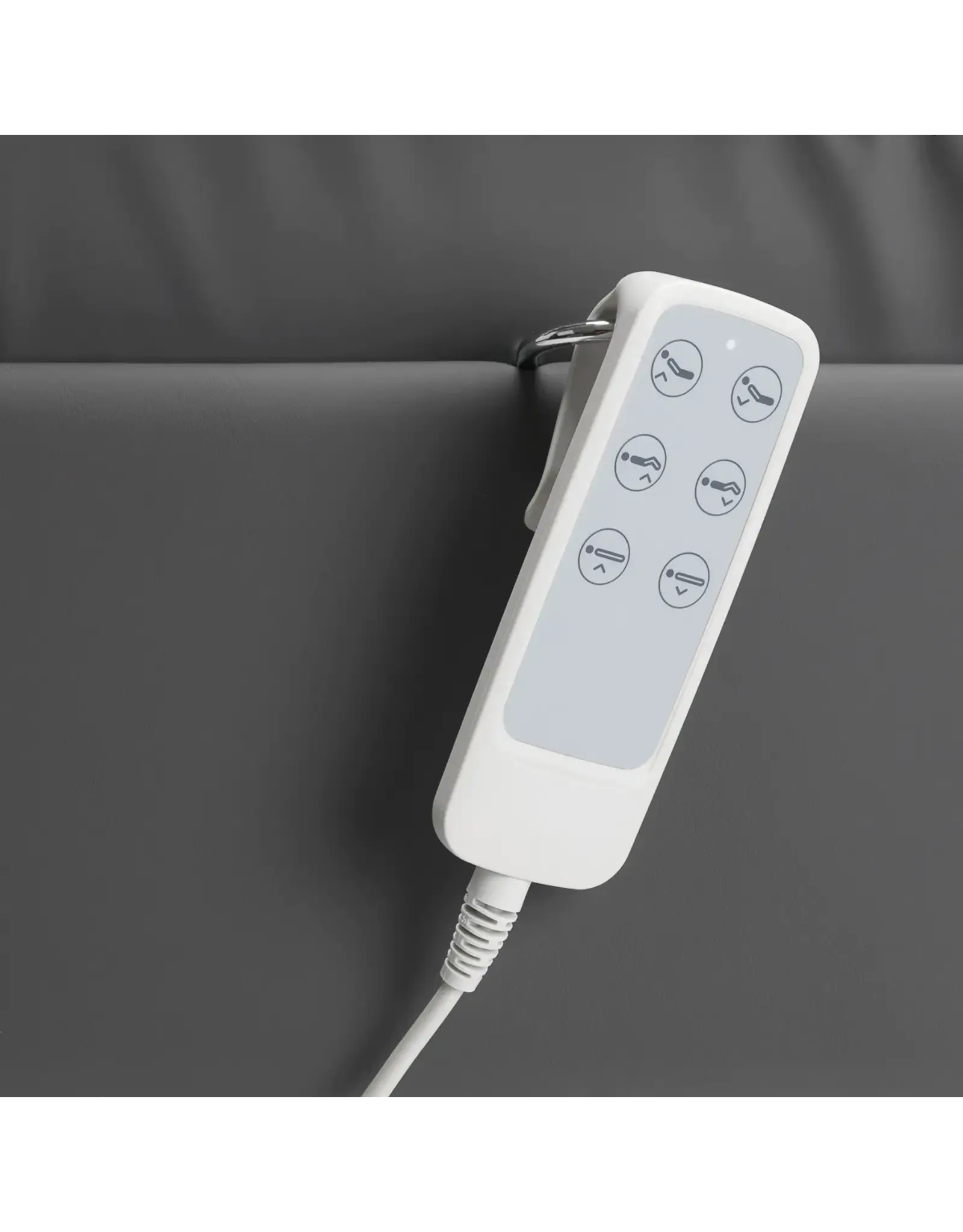 Mega Beauty Shop® Behandelstoel Elektrisch Lux  (3 motoren)  Donker Grijs/Grijs