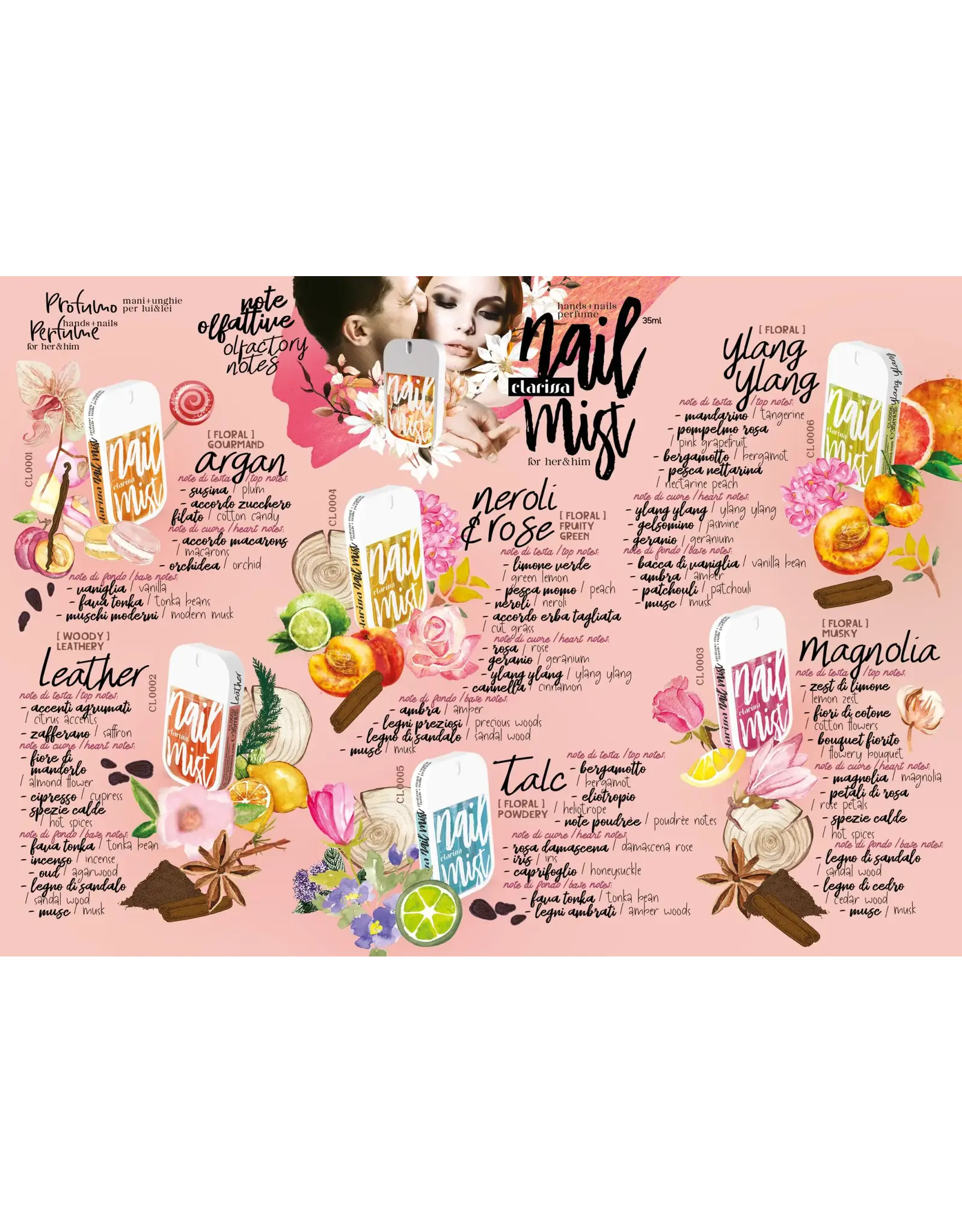 Mega Beauty Shop® Nail Mist Set van 6 stuks