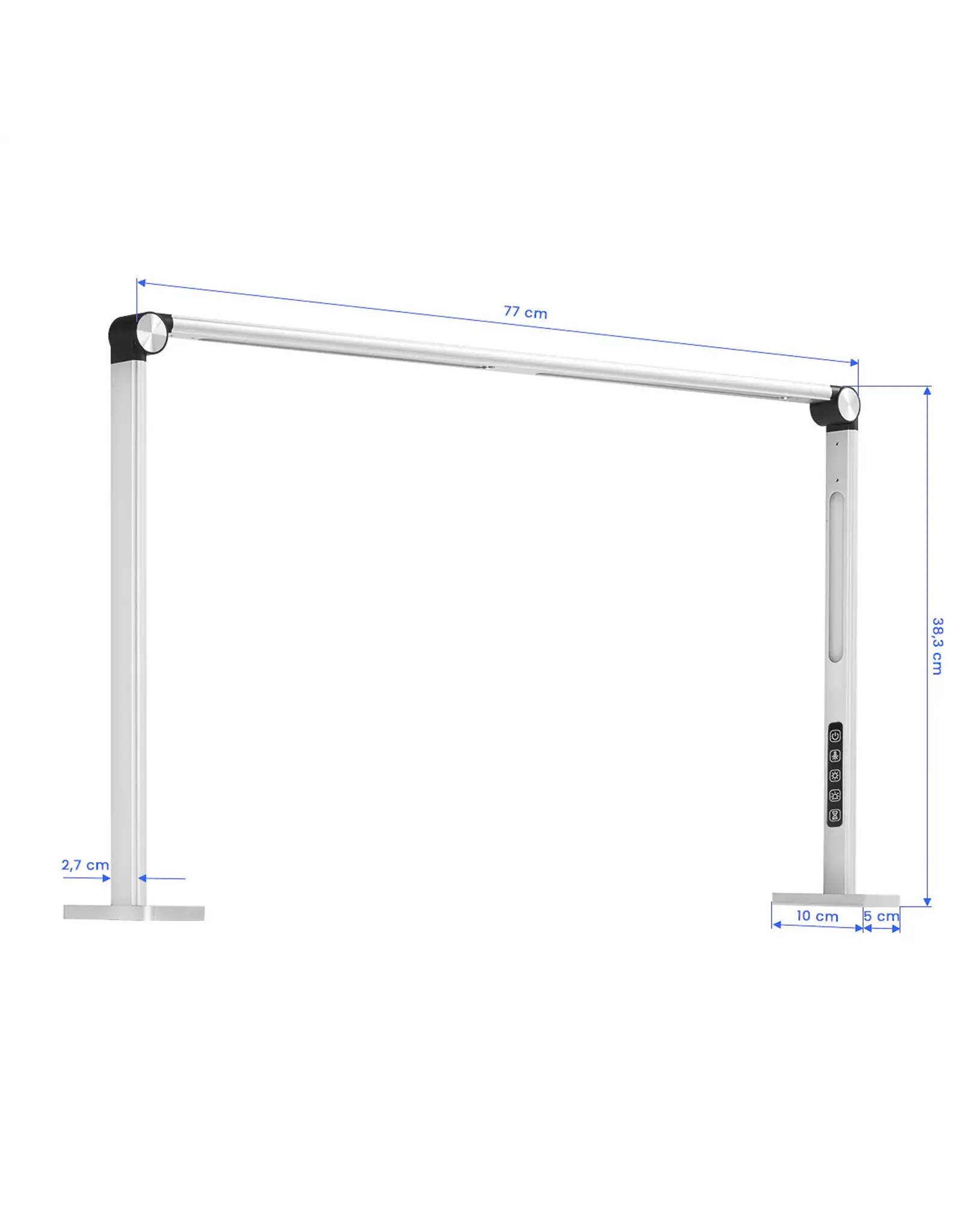Mega Beauty Shop® Moonlight Lamp LED  zilver