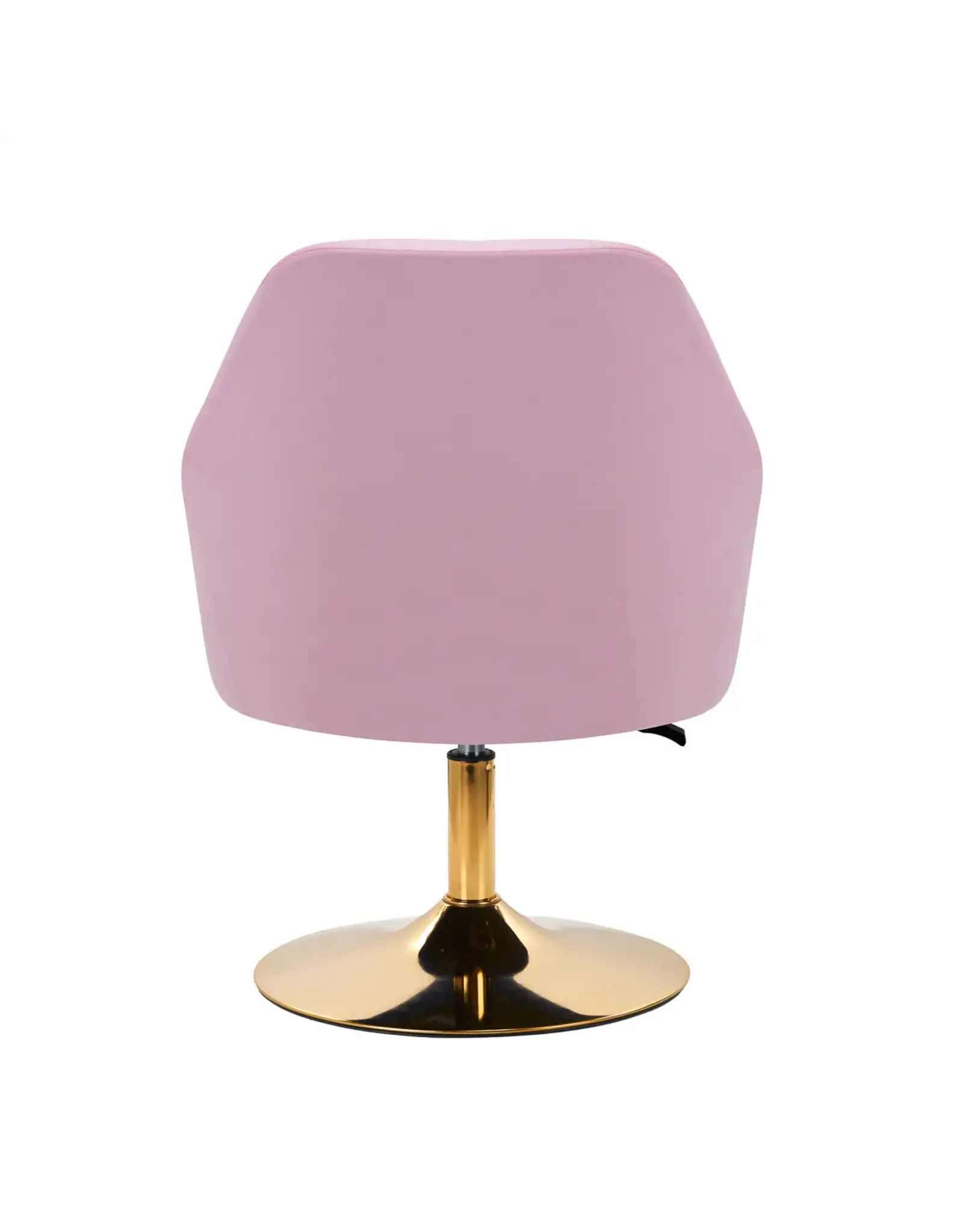 Mega Beauty Shop® Draaistoel LUX roze fluweel