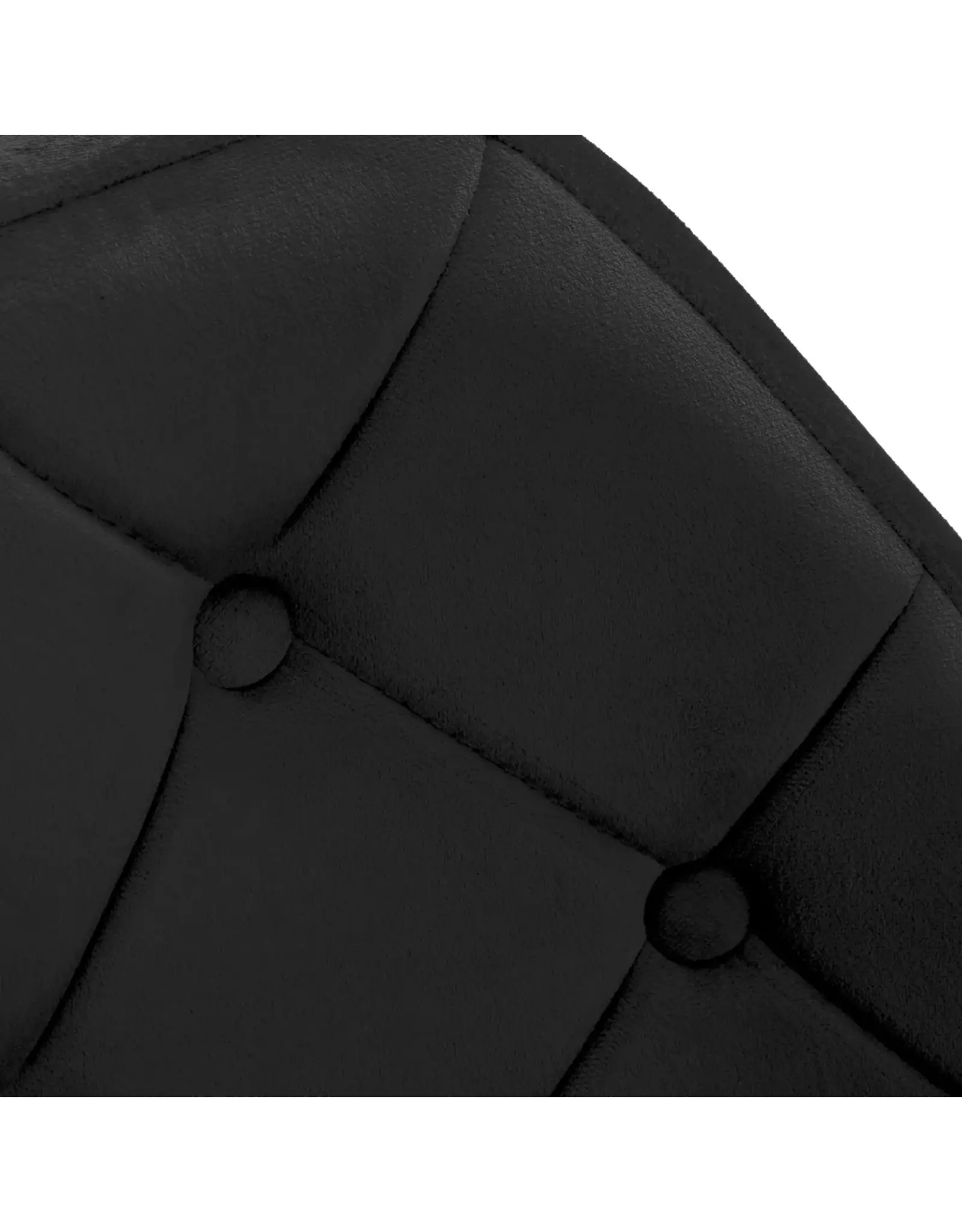 Mega Beauty Shop® Draaistoel LUX Zwart  fluweel