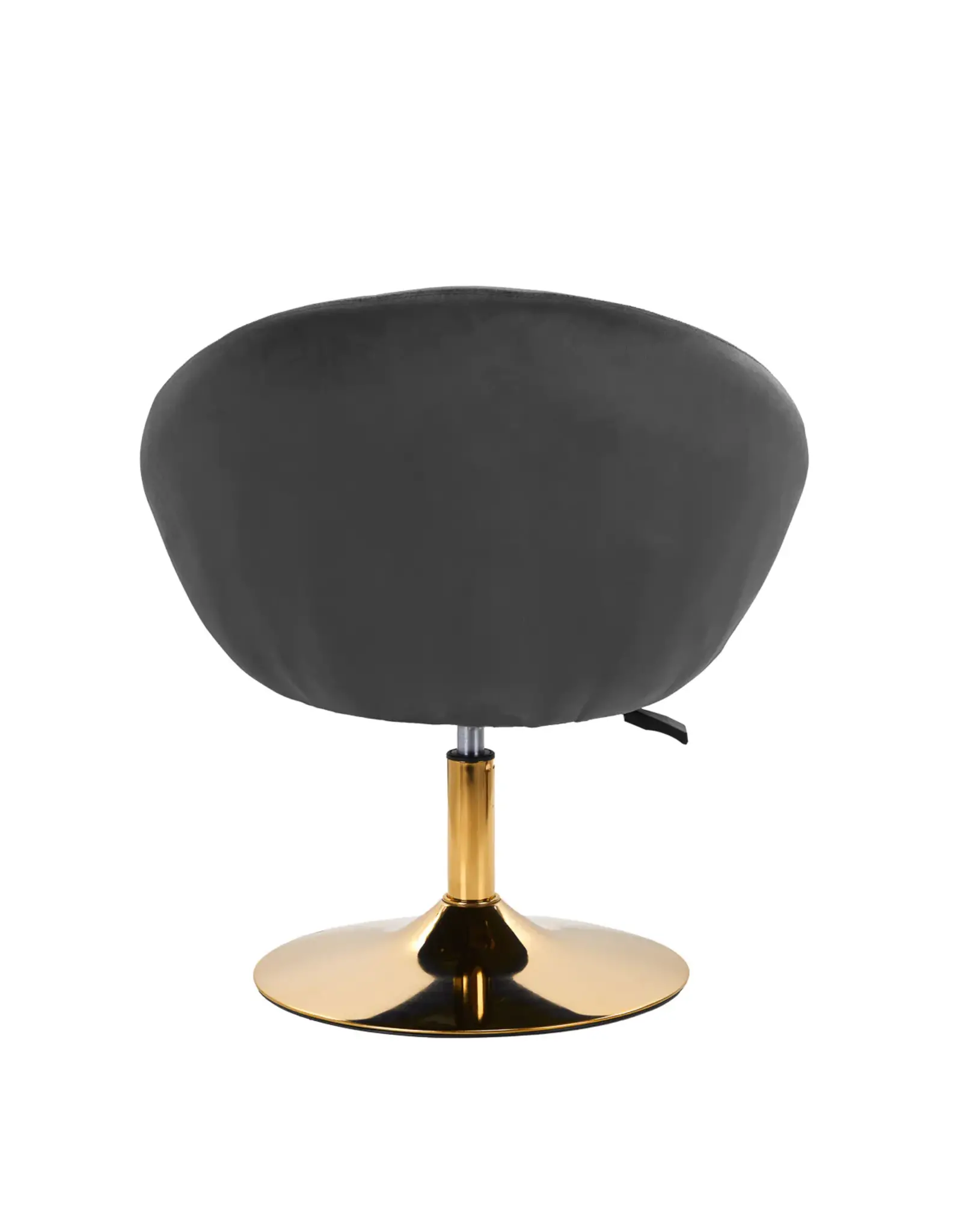 Mega Beauty Shop® Draaistoel LUX grijs fluweel