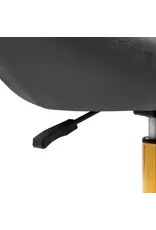 Mega Beauty Shop® Draaistoel LUX grijs fluweel