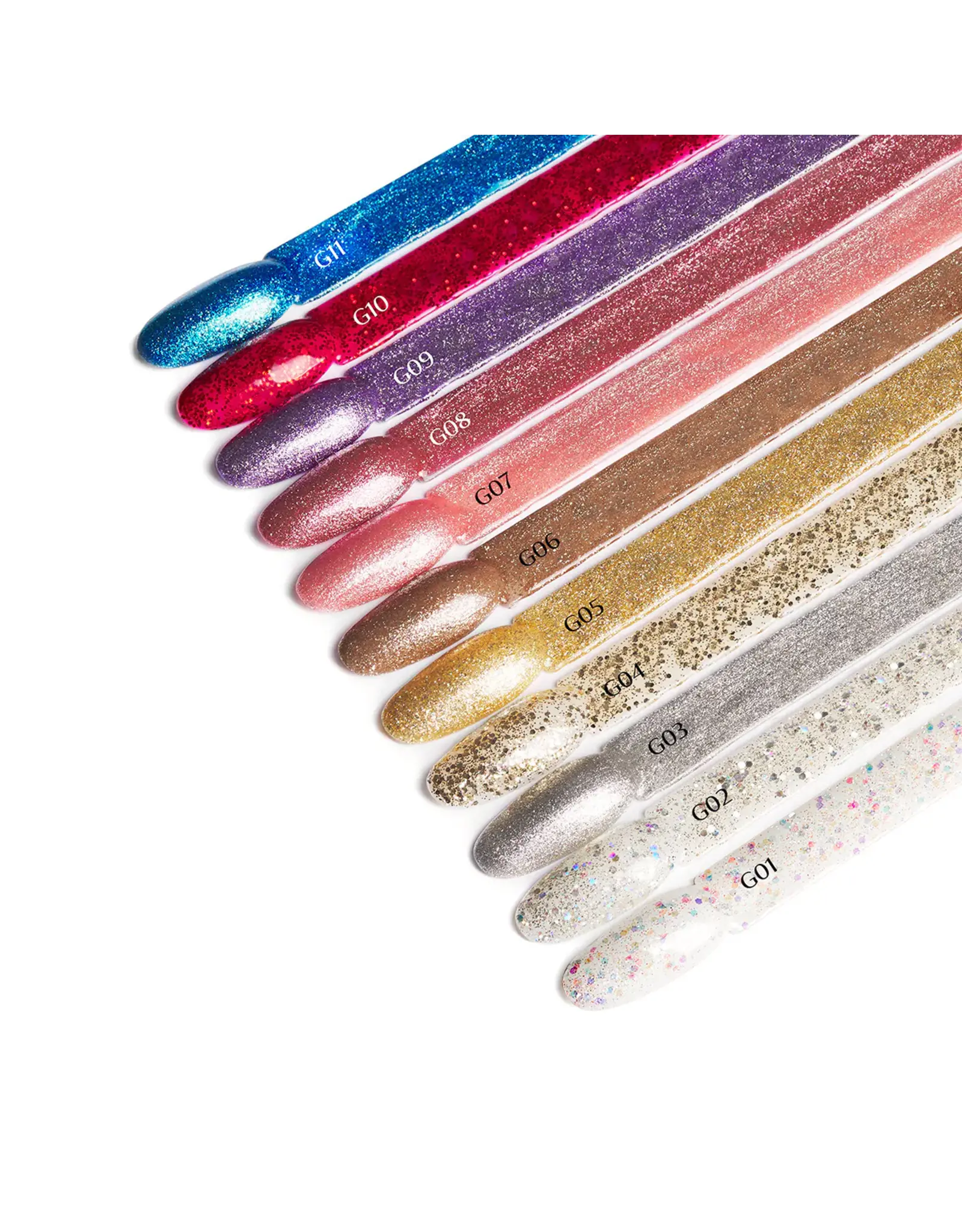 Mega Beauty Shop® Gel polish 5ml.  glitter G12  TPO -free