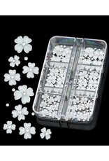 Mega Beauty Shop® Acryl Bloemen 3D wit
