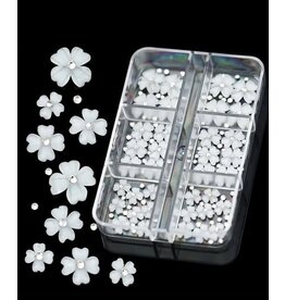 Mega Beauty Shop® Acryl Bloemen 3D wit