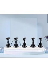 Mega Beauty Shop® Tiphouder/Presentatiehouder zwart