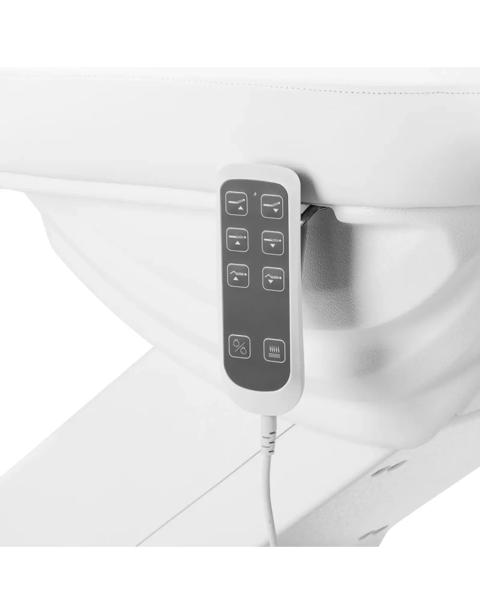 Mega Beauty Shop® Elektrische behandelstoel Wit (3 motoren)