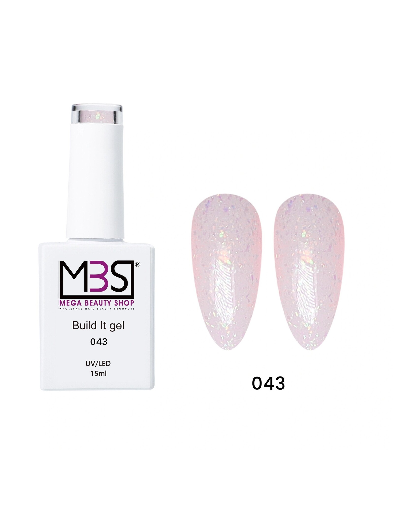 Mega Beauty Shop® Biab gel/Build It gel HEMA & TPO free (043)