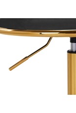 Mega Beauty Shop® Draaistoel LUX zwart fluweel