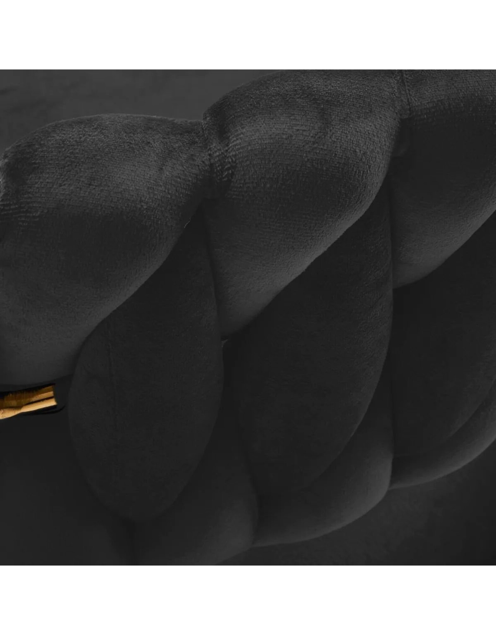 Mega Beauty Shop® Draaistoel LUX zwart fluweel