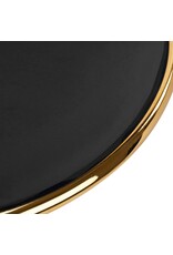 Mega Beauty Shop® Draaistoel LUX zwart fluweel