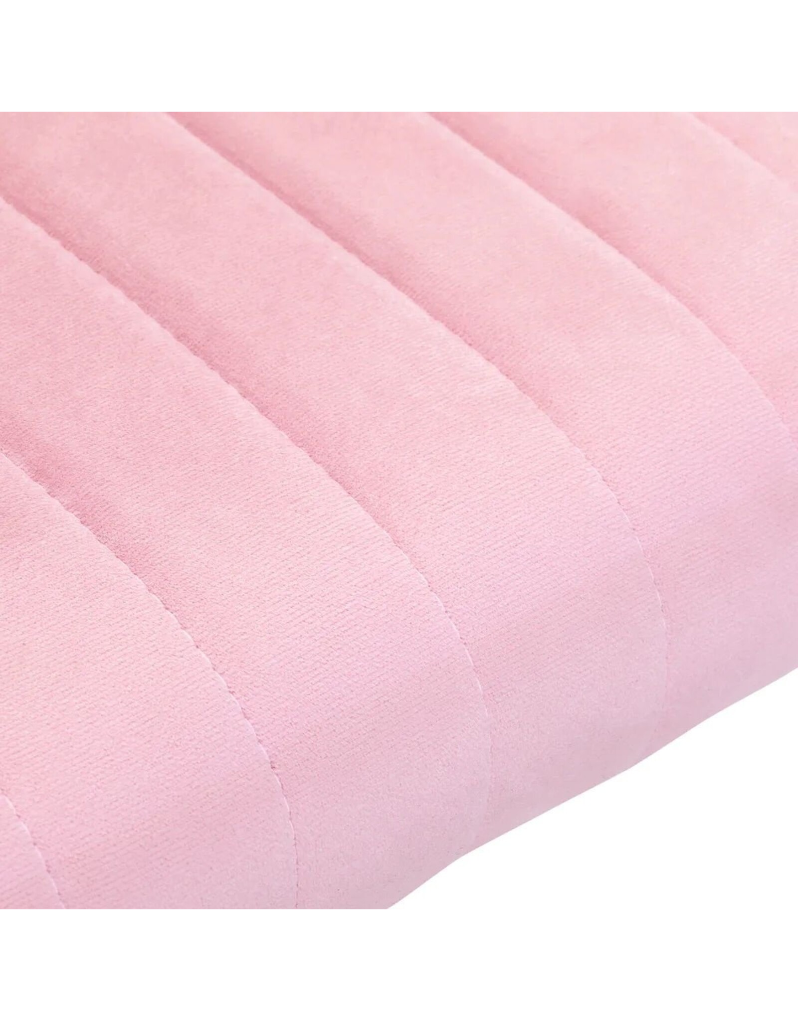 Mega Beauty Shop® Draaistoel LUX roze fluweel