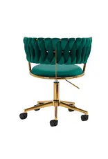 Mega Beauty Shop® Draaistoel LUX Groen fluweel