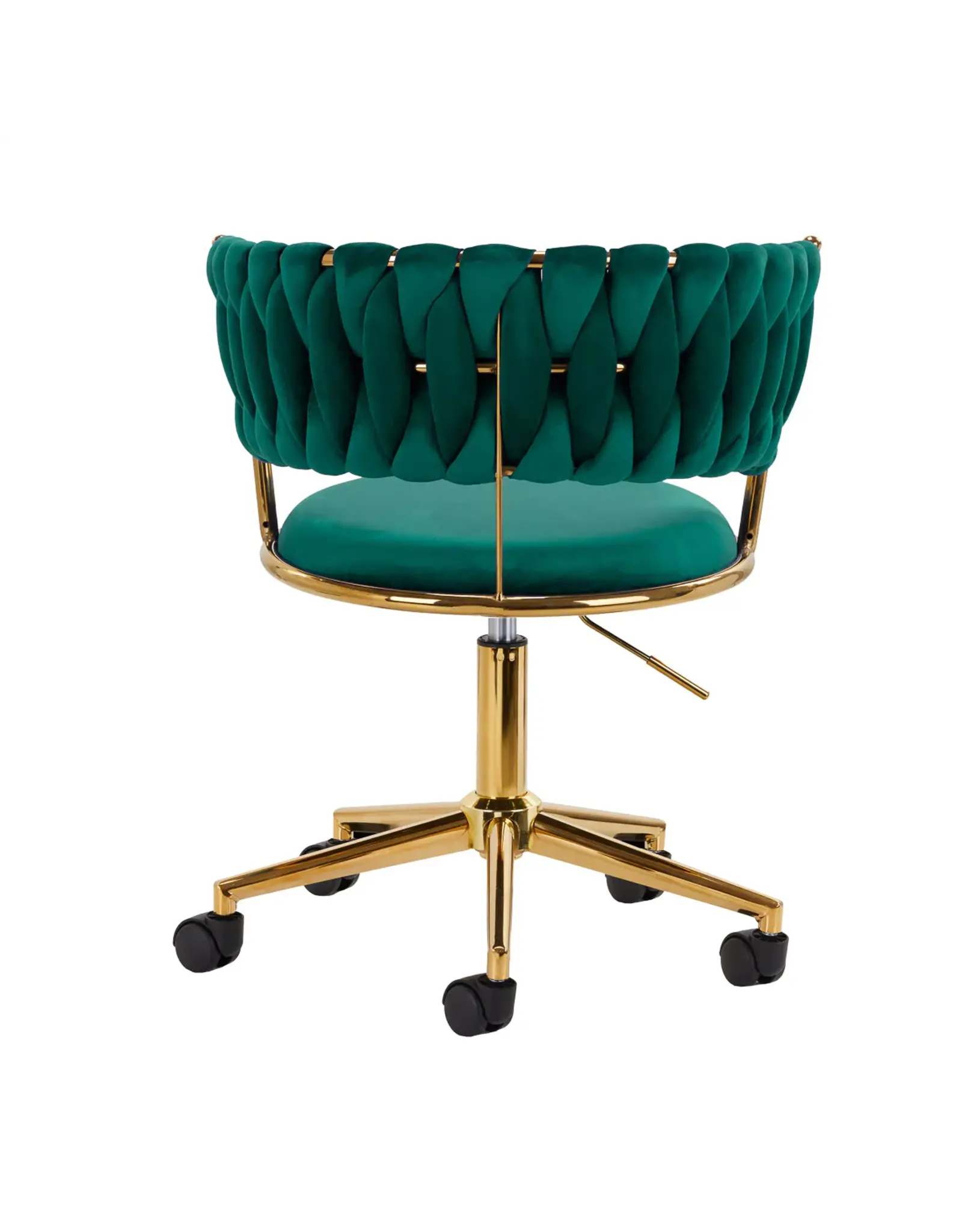 Mega Beauty Shop® Draaistoel LUX Groen fluweel