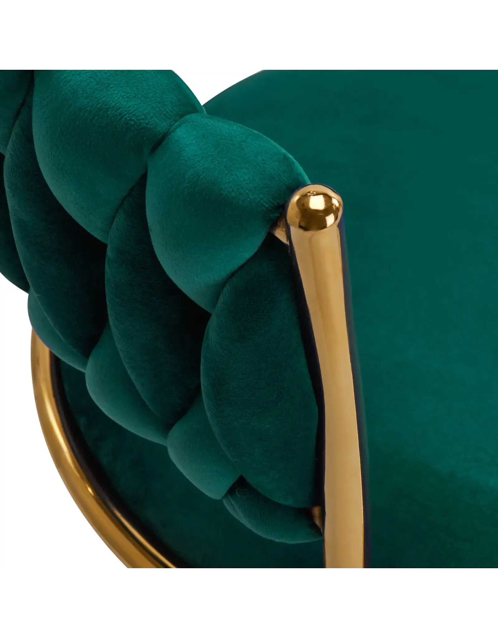 Mega Beauty Shop® Draaistoel LUX Groen fluweel