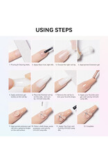 Mega Beauty Shop® Sculpting  3d gel wit/milky 15gram TPO free