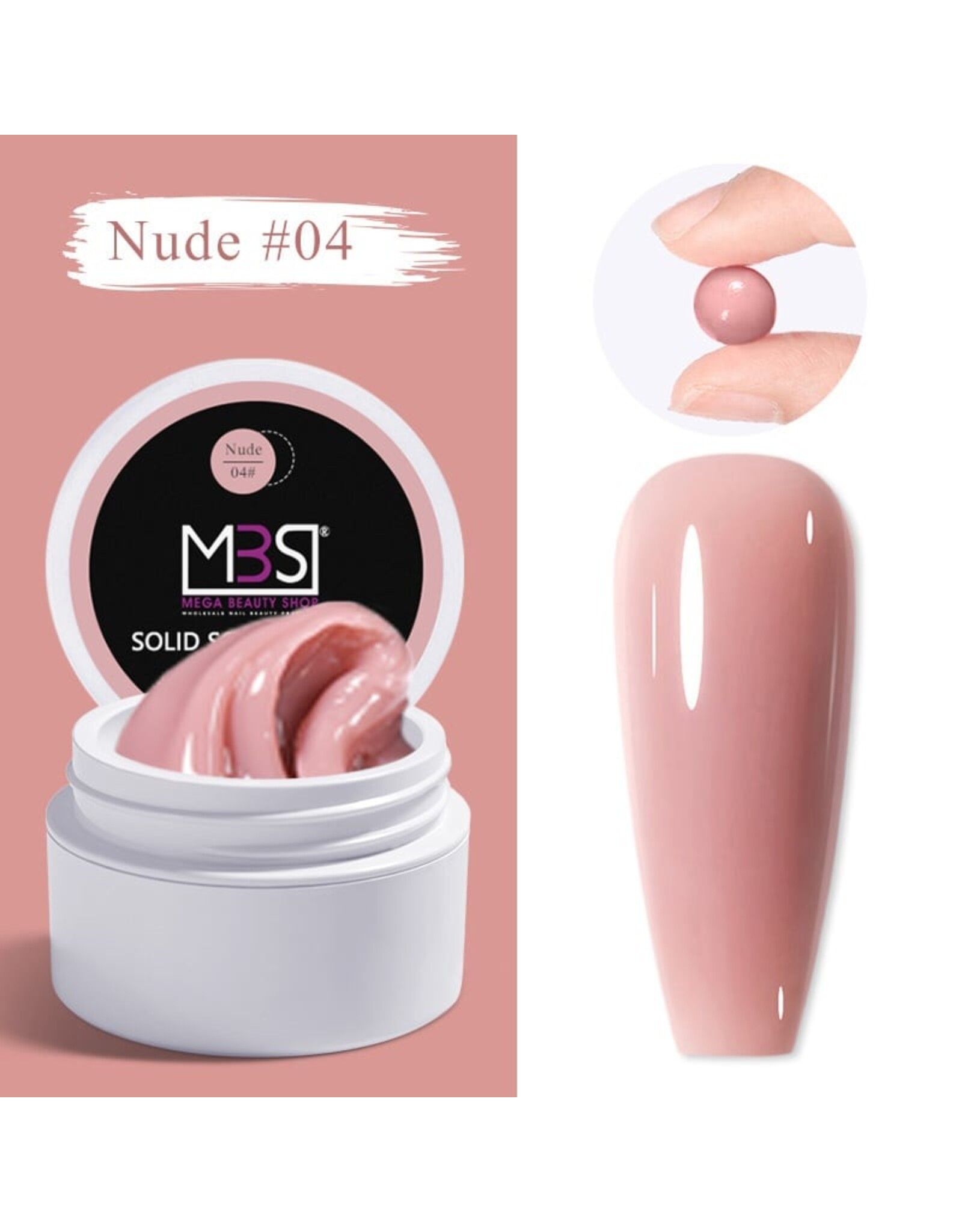Mega Beauty Shop® Sculpting  3d gel nude 15gram TPO free