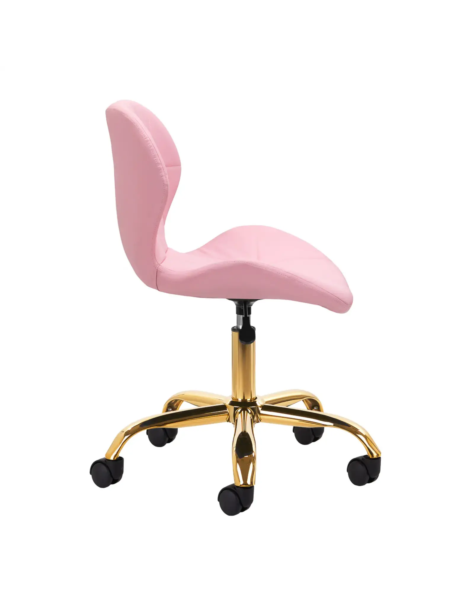 Mega Beauty Shop® Werkstoel Roze -goud