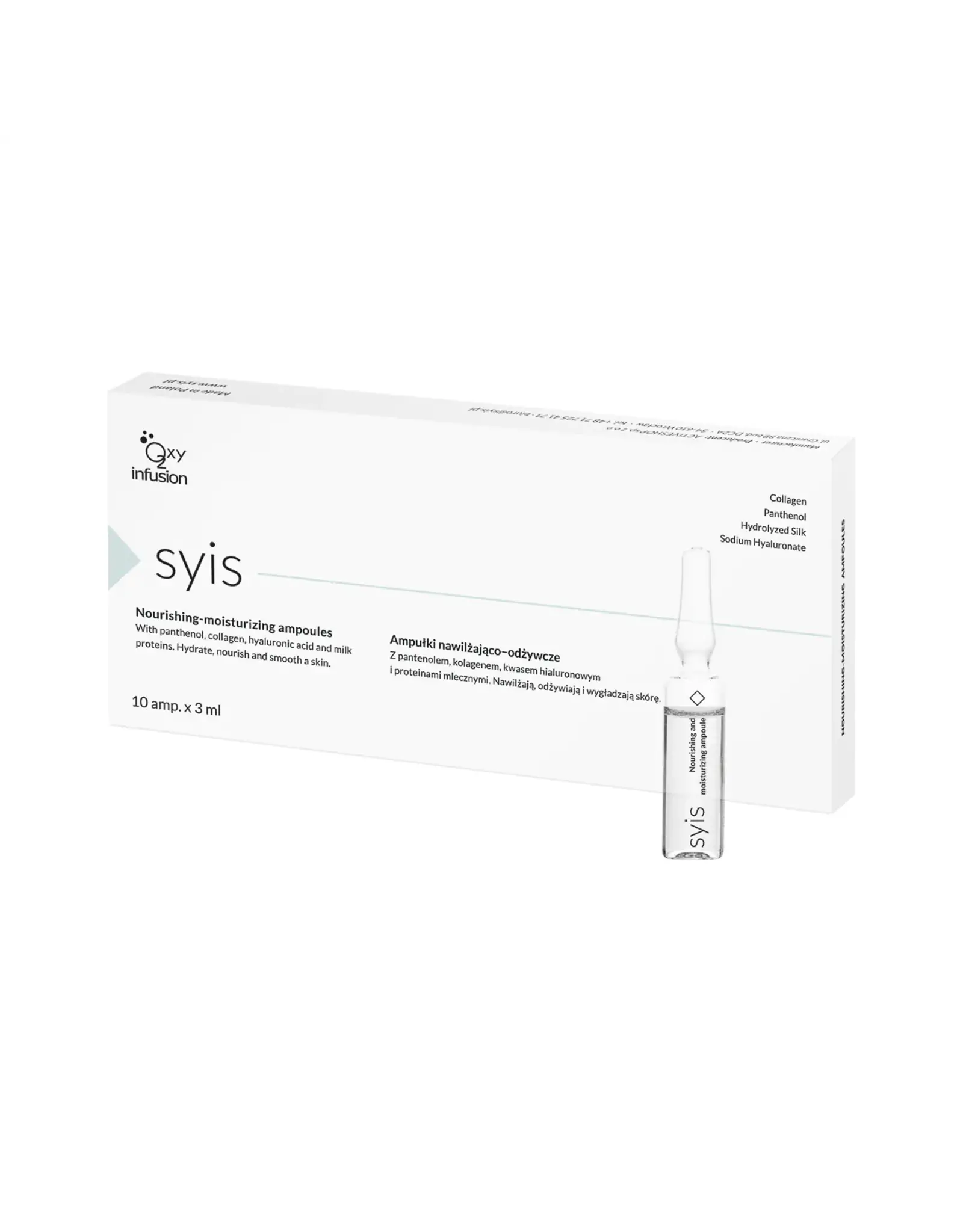 Physioderm Syis hydraterende en voedende ampullen 10x3 ml